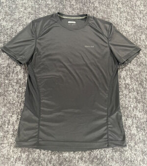 Marmot Performance T-Shirt Men's M Gray Mesh Short Sleeve Athletic Fit